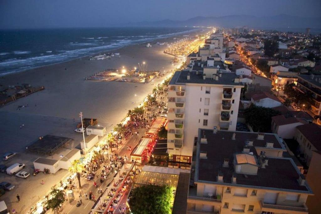 Appart T2 Calme - Centre De Canet - Parking - Clim Exteriör bild